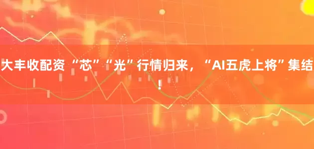 大丰收配资 “芯”“光”行情归来，“AI五虎上将”集结 ！